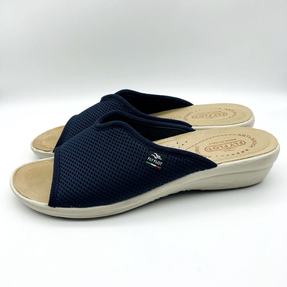 Fly Flot Anti-Shock Anatomic Navy Sandals 40/9,5 Italy